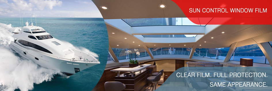 Sun Control Window Film for Marine